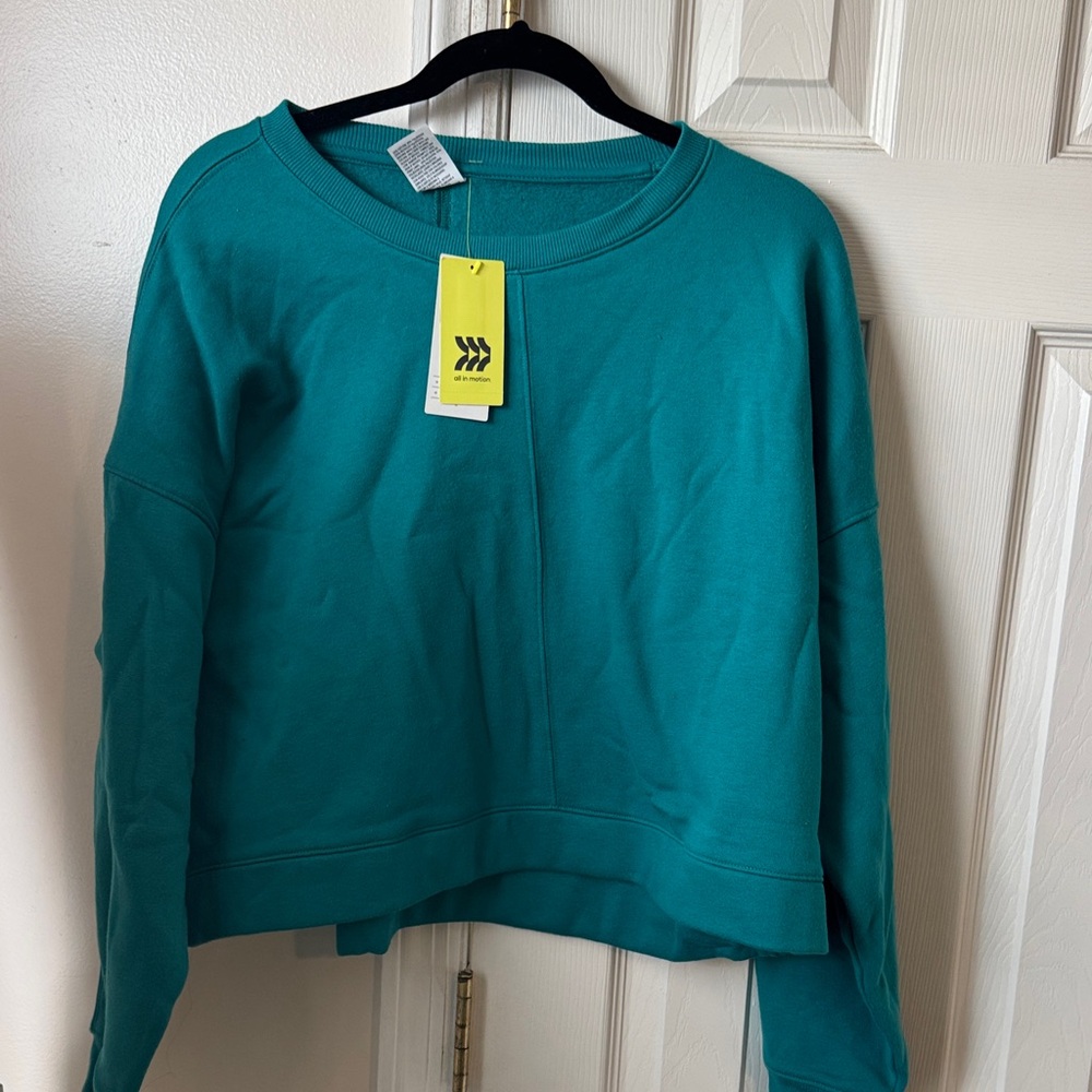 All in Motion Teal Sweatshirt for Women